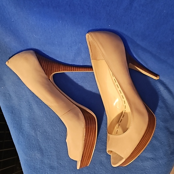 Enzo Angiolini Leather Peep Toe Pumps Size 11M 5 inch heel - Picture 12 of 12